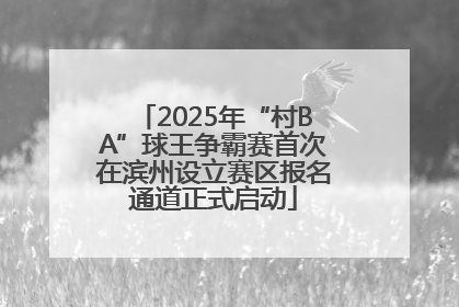2025年“村BA”球王争霸赛首次在滨州设立赛区报名通道正式启动