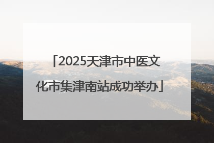 2025天津市中医文化市集津南站成功举办