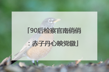 90后检察官南俏俏：赤子丹心映党徽