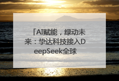 AI赋能，绿动未来：挚达科技接入DeepSeek全球化布局的新篇章