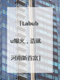 Labubu爆火，造就河南新首富